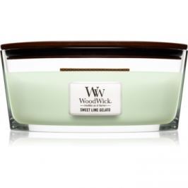 Woodwick Sweet Lime Gelato vonná svíčka 453,6 g Hearthwick