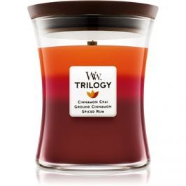 Woodwick Trilogy Exotic Spices vonná svíčka 275 g střední