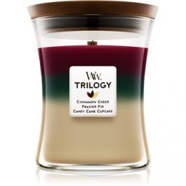 Woodwick Trilogy Christmas Classic vonná svíčka 275 g střední