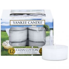 Yankee Candle Clean Cotton čajová svíčka 12 x 9,8 g