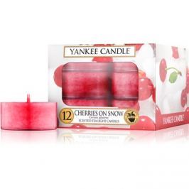 Yankee Candle Cherries on Snow čajová svíčka 12 x 9,8 g