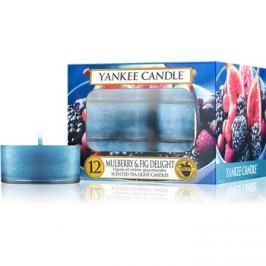 Yankee Candle Mulberry & Fig čajová svíčka 12 ks