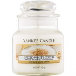 Yankee Candle Spiced White Cocoa vonná svíčka 104 g Classic malá