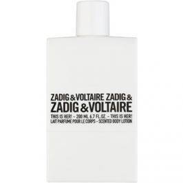Zadig & Voltaire This Is Her! tělové mléko pro ženy 200 ml