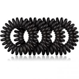 BrushArt Hair Rings transparentní gumička do vlasů Black