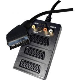 EMOS SCART / 3x SCART + 3x Cinch + S-Video, 0,5m (SB2300)