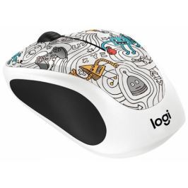 Logitech M238 Doodle Collection - Techie White (910-005053)
