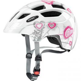 Uvex FINALE JUNIOR heart white pink 2017